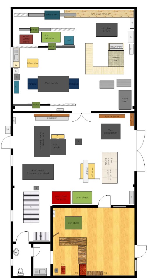 workshop layout