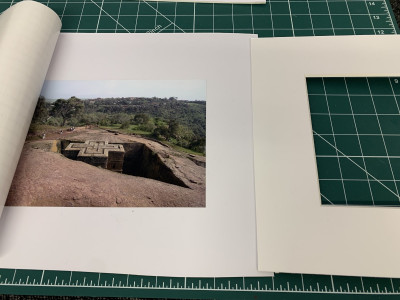 dry mounting the photo