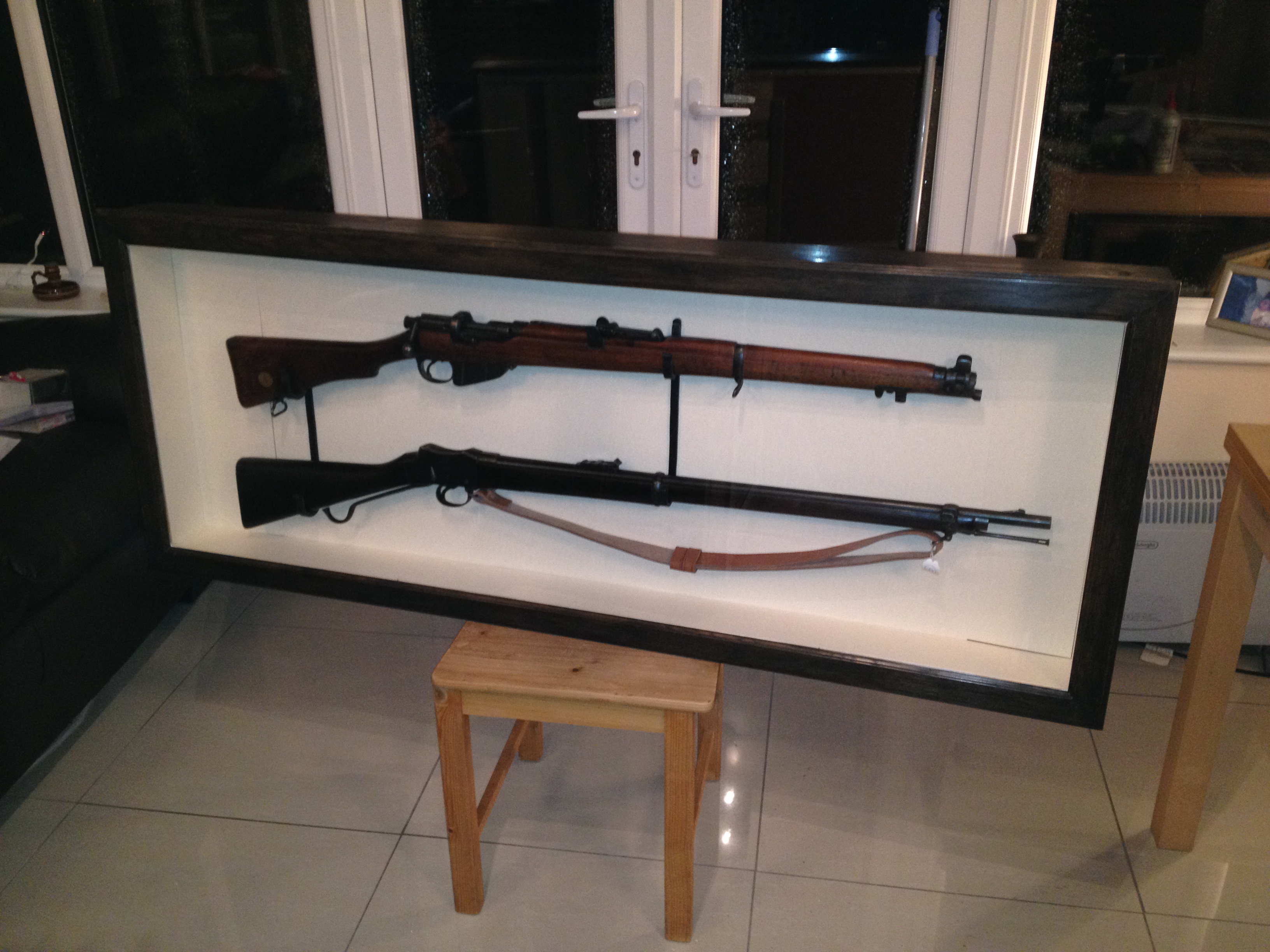 Martini-Henry and Lee Enfield SMLE rifles