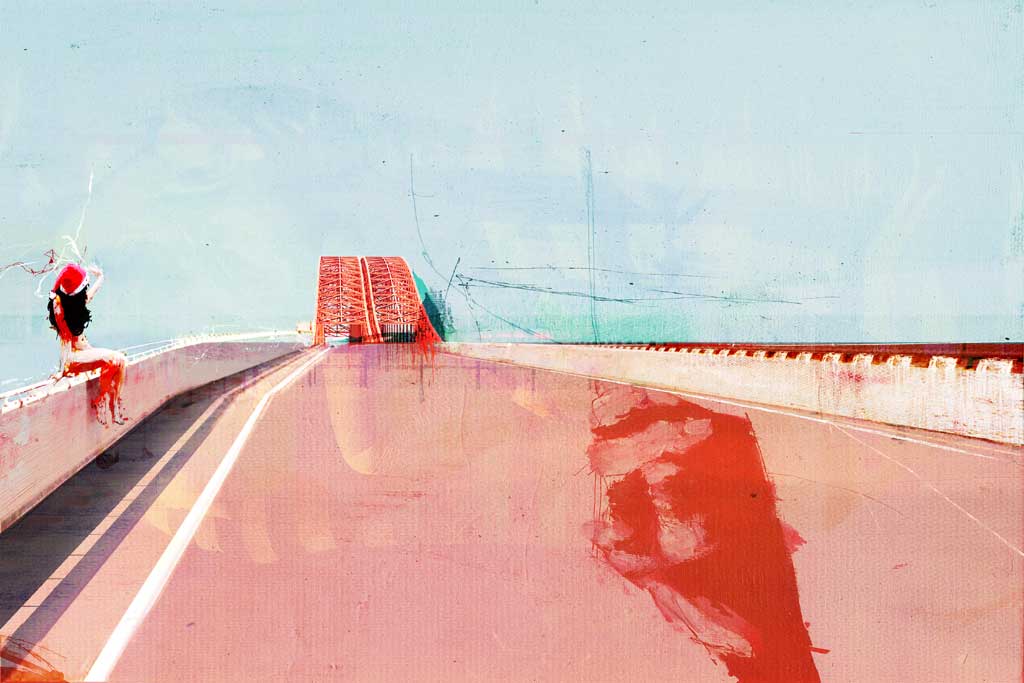 The Bridge 60 x 80cm